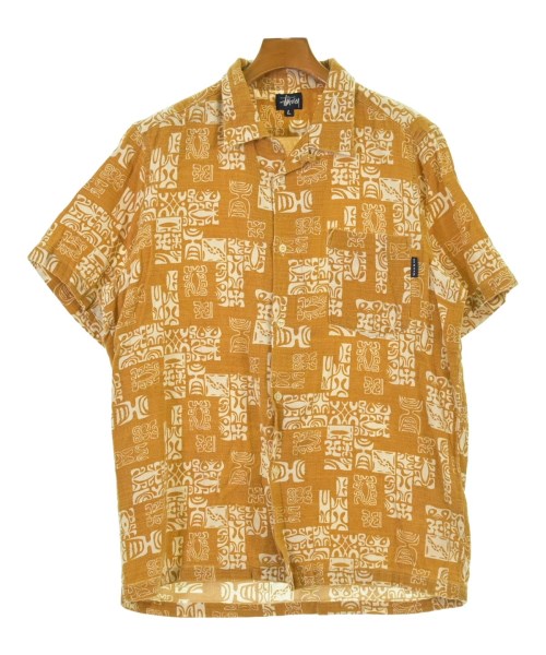 STUSSY(ステューシー)カジュアルシャツ 黄 サイズ:L/2200644819145