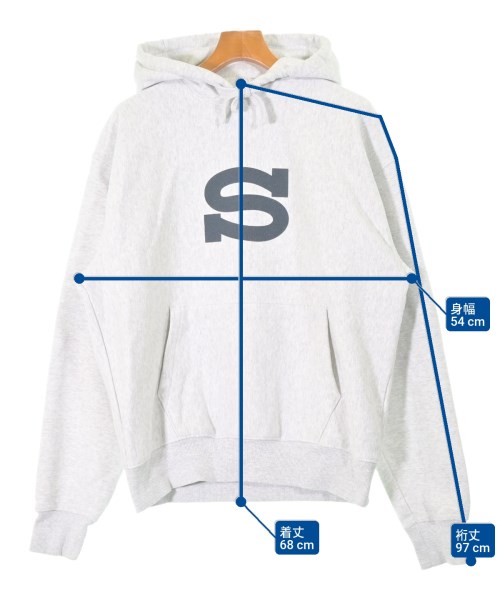 STUSSY（ステューシー）パーカー グレー サイズ:M メンズ/2200660208046