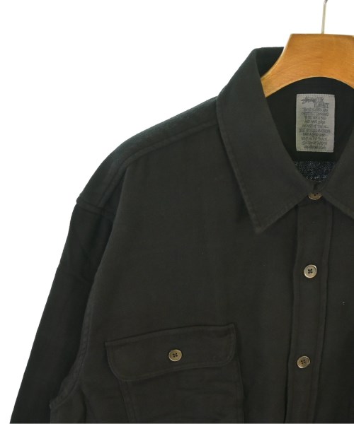 STUSSY（ステューシー）カジュアルシャツ 黒 サイズ:XL メンズ/2200664182229