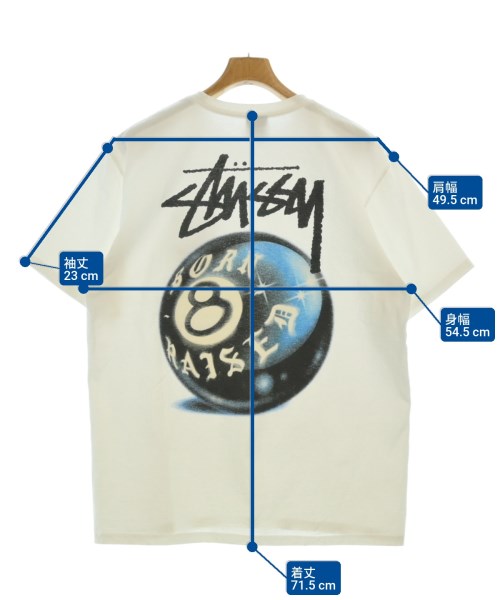 STUSSY（ステューシー）Tシャツ・カットソー 白 サイズ:L メンズ/2200663407309