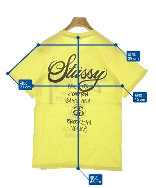 STUSSY（ステューシー）Tシャツ・カットソー 黄 サイズ:S メンズ/2200663653133