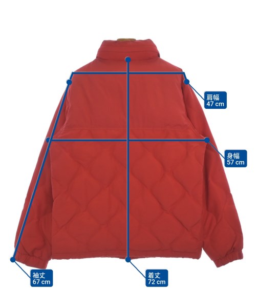 STUSSY（ステューシー）ダウンジャケット/ダウンベスト 赤 サイズ:M メンズ/2200666043016