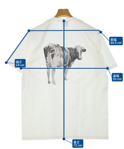 STUSSY（ステューシー）Tシャツ・カットソー 白 サイズ:M メンズ/2200668225434