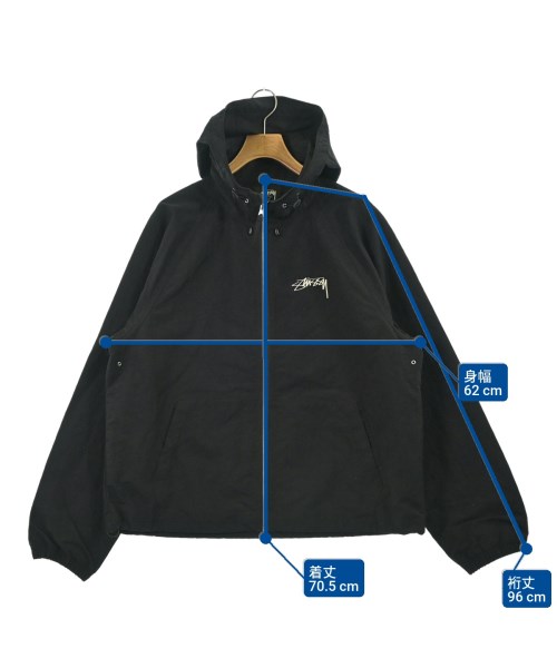 STUSSY（ステューシー）マウンテンパーカー 黒 サイズ:L メンズ/2200668338080