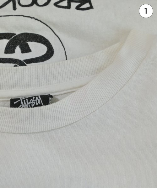 STUSSY（ステューシー）Tシャツ・カットソー 白 サイズ:L メンズ/2200669384017