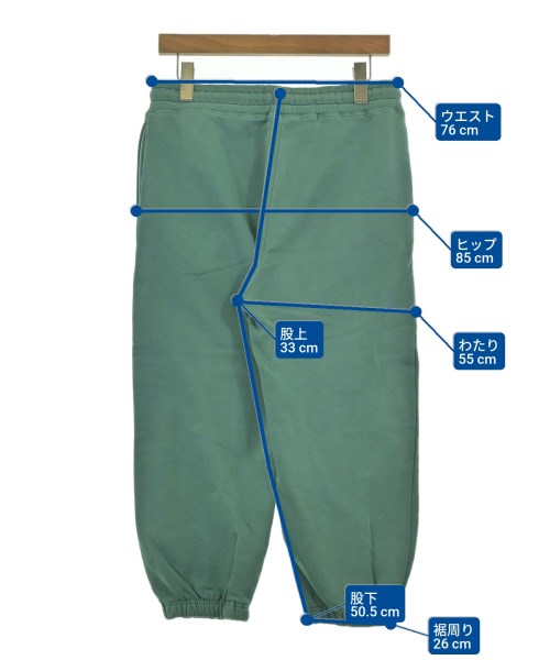 STUSSY（ステューシー）スウェットパンツ 緑 サイズ:S メンズ/2200669952049