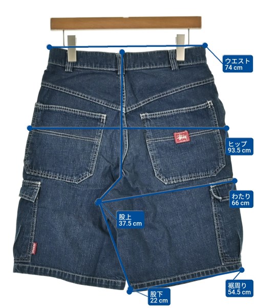 STUSSY（ステューシー）ショートパンツ 紺 サイズ:30(M位) メンズ/2200670875030