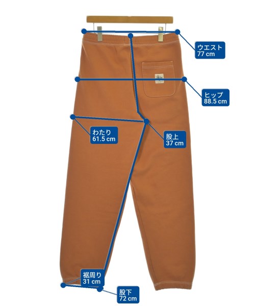 STUSSY（ステューシー）スウェットパンツ オレンジ サイズ:S メンズ/2200671460020