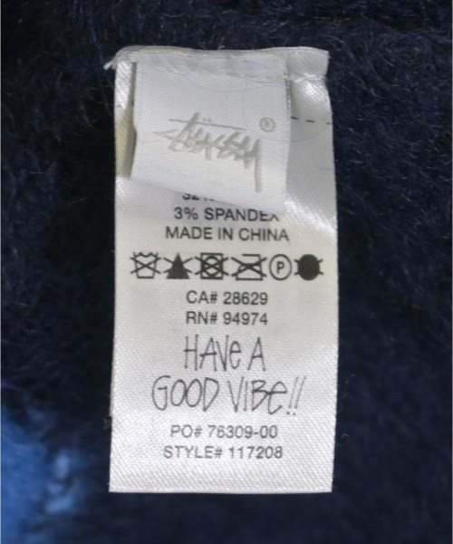 STUSSY（ステューシー）ニット・セーター 青 サイズ:L メンズ/2200729453011