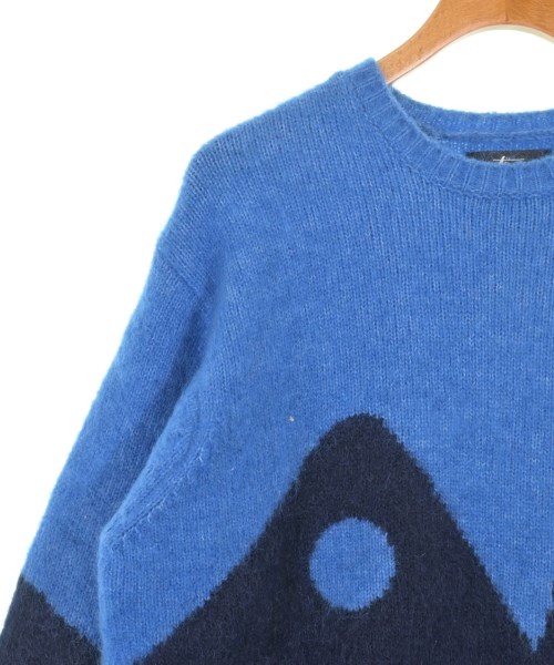 STUSSY（ステューシー）ニット・セーター 青 サイズ:L メンズ/2200729453011