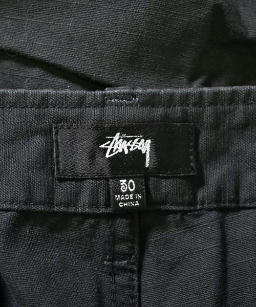 STUSSY（ステューシー）カーゴパンツ 黒 サイズ:30(M位) メンズ/2200726253089