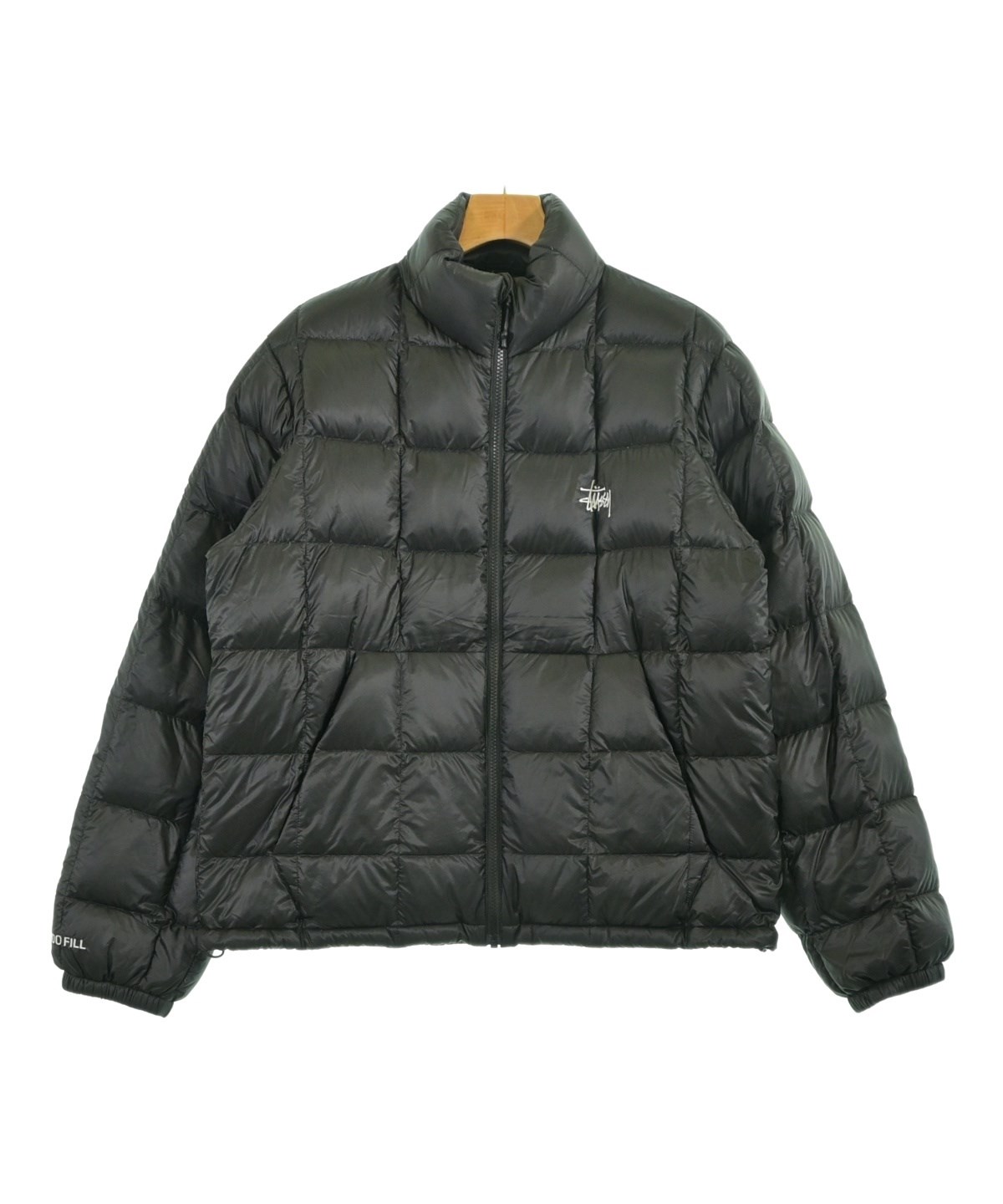 STUSSY（ステューシー）ダウンジャケット/ダウンベスト 黒 サイズ:M