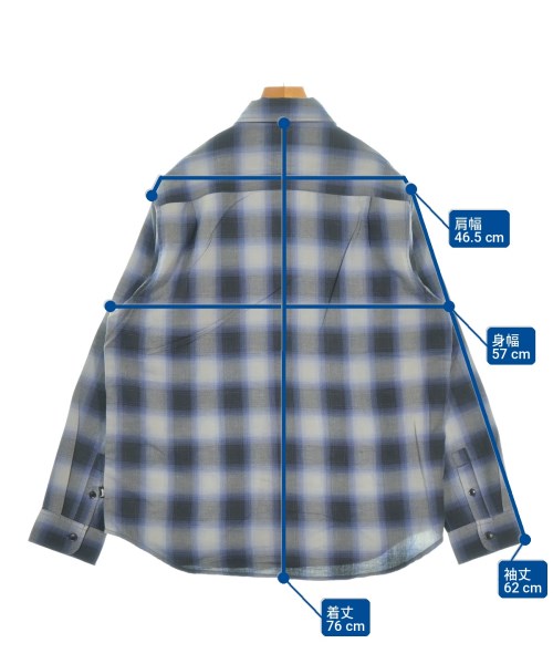 STUSSY（ステューシー）カジュアルシャツ 青 サイズ:M メンズ/2200731494095