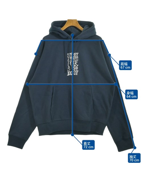 STUSSY（ステューシー）パーカー 紺 サイズ:XL メンズ/2200731494187