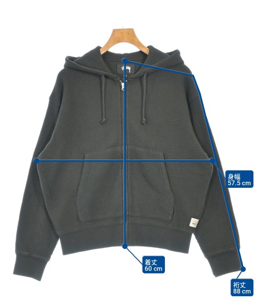 STUSSY（ステューシー）パーカー 黒 サイズ:S メンズ/2200731494217
