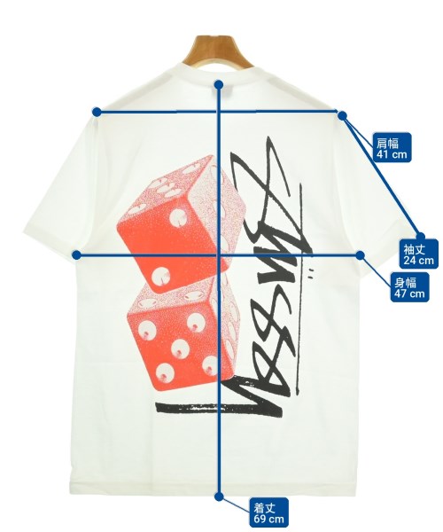 STUSSY（ステューシー）Tシャツ・カットソー 白 サイズ:S メンズ/2200731494323