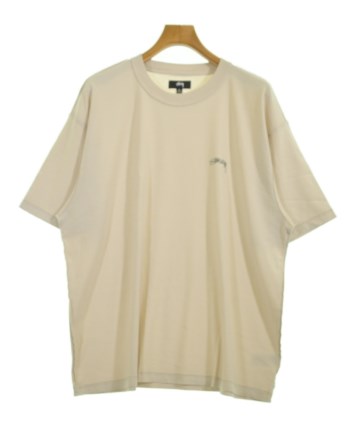 Stussy Sロゴ Tシャツ ベージュ　USA製　シングルステッチ STUSSY（ステューシー）Tシャツ・カットソー ベージュ サイズ:XL