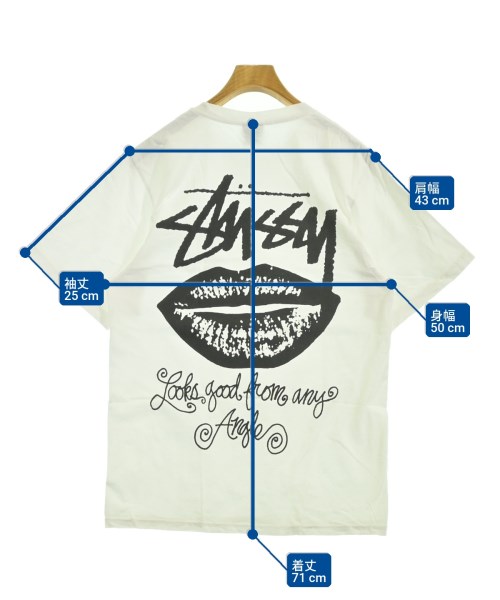 STUSSY（ステューシー）Tシャツ・カットソー 白 サイズ:S メンズ/2200731494408