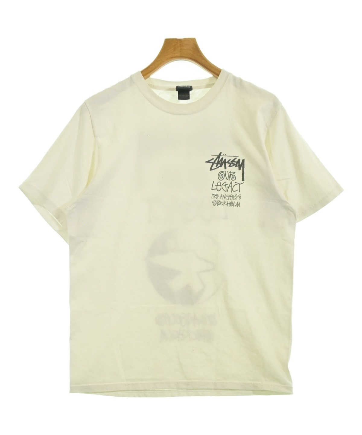 STUSSY（ステューシー）Tシャツ・カットソー 白 サイズ:S メンズ