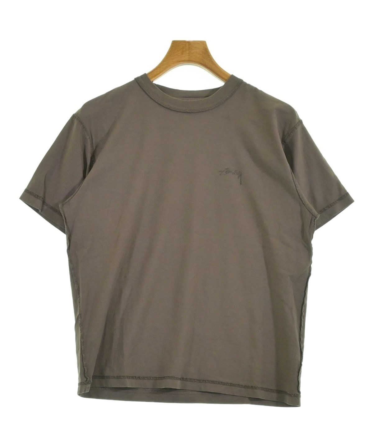 STUSSY（ステューシー）Tシャツ・カットソー 茶 サイズ:XS メンズ