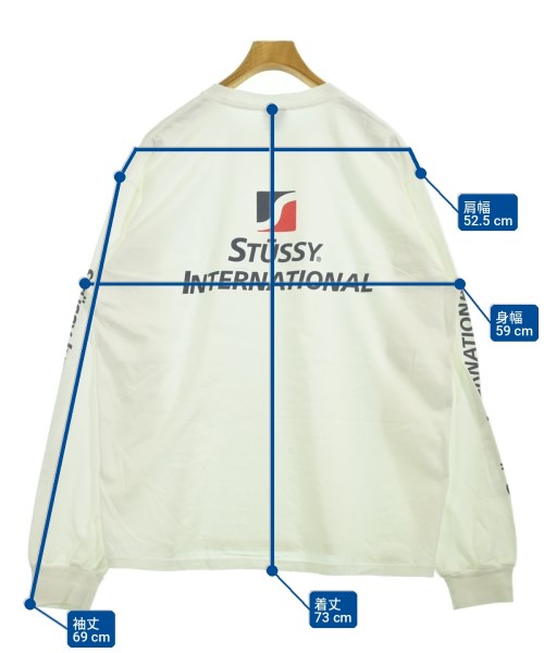 STUSSY（ステューシー）Tシャツ・カットソー 白 サイズ:XL メンズ/2200731494460