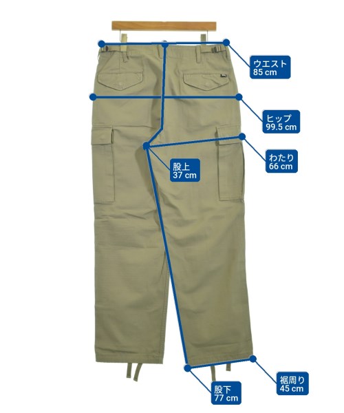 STUSSY（ステューシー）カーゴパンツ カーキ サイズ:30(M位) メンズ/2200731494484