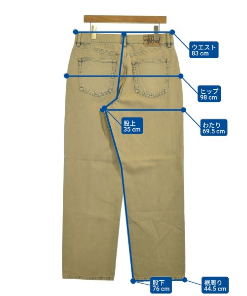 STUSSY（ステューシー）デニムパンツ ベージュ サイズ:30(M位) メンズ/2200731494507