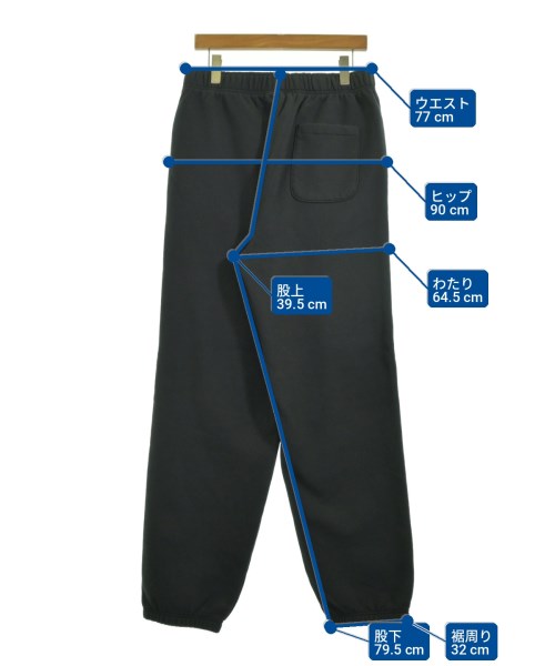 STUSSY（ステューシー）スウェットパンツ 黒 サイズ:M メンズ/2200731494552