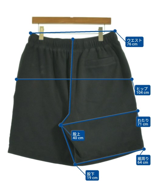 STUSSY（ステューシー）ショートパンツ 黒 サイズ:M メンズ/2200731494569
