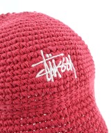 STUSSY（ステューシー）ハット 赤 サイズ:L/XL メンズ/2200731494606