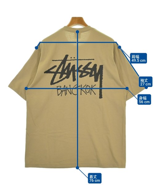STUSSY（ステューシー）Tシャツ・カットソー ベージュ サイズ:L メンズ/2200731996124