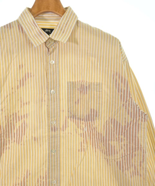 STUSSY（ステューシー）カジュアルシャツ 黄 サイズ:S メンズ/2200729895057