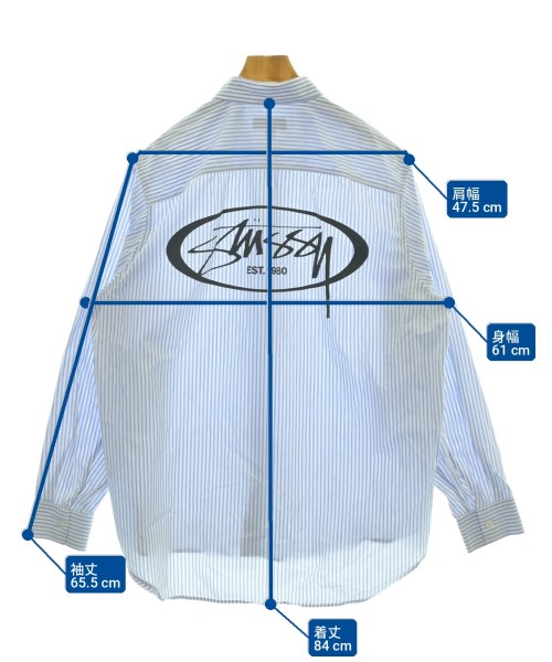 STUSSY（ステューシー）カジュアルシャツ 青 サイズ:S メンズ/2200733788017