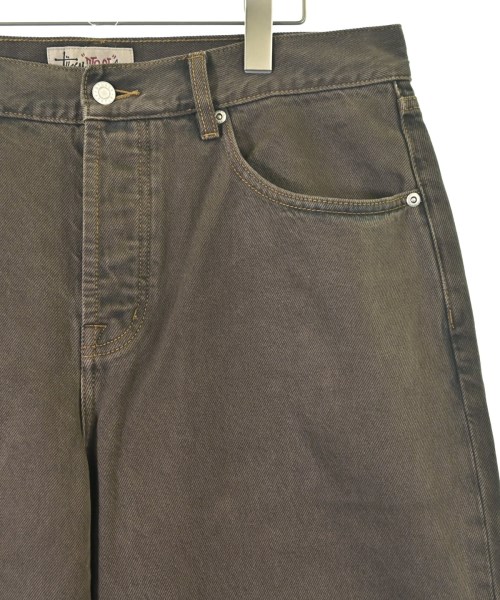 STUSSY（ステューシー）デニムパンツ 茶 サイズ:32(L位) メンズ/2200733788062