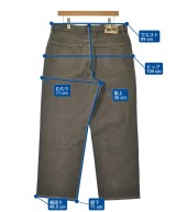 STUSSY（ステューシー）デニムパンツ 茶 サイズ:32(L位) メンズ/2200733788062