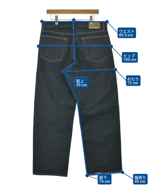 STUSSY（ステューシー）デニムパンツ 紺 サイズ:32(L位) メンズ/2200733788079