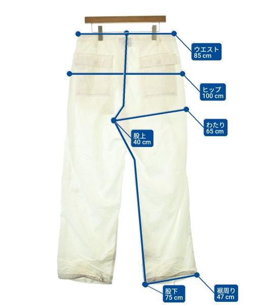 STUSSY（ステューシー）カーゴパンツ 白 サイズ:M メンズ/2200733788116