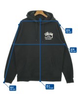 STUSSY（ステューシー）パーカー 黒 サイズ:L メンズ/2200735151031