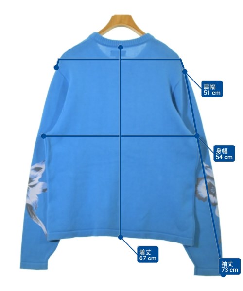 STUSSY（ステューシー）ニット・セーター 青 サイズ:M メンズ/2200735344020