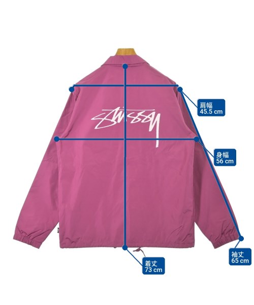 STUSSY（ステューシー）ブルゾン ピンク サイズ:M メンズ/2200735344037