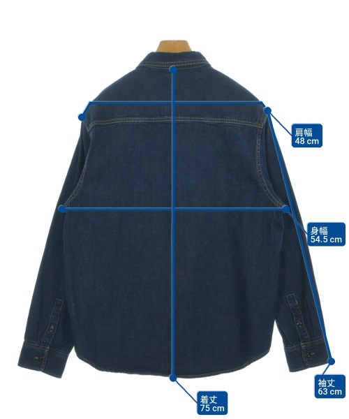 STUSSY（ステューシー）カジュアルシャツ 紺 サイズ:S メンズ/2200736857086