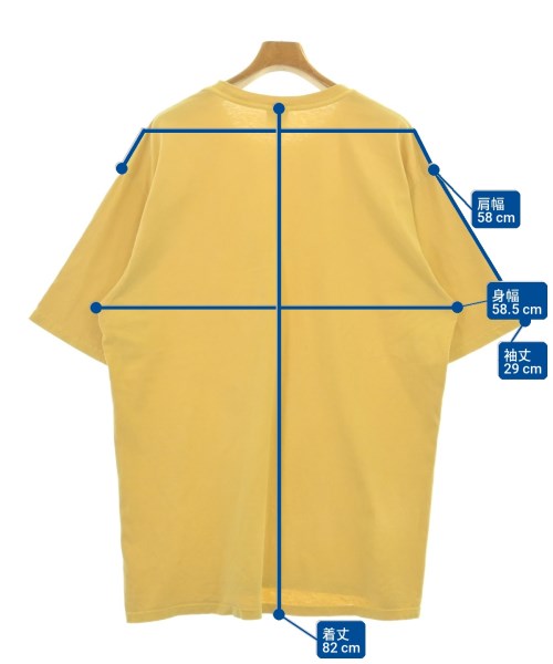 STUSSY（ステューシー）Tシャツ・カットソー 黄 サイズ:XL メンズ/2200720177329