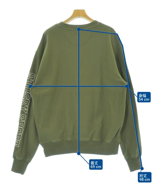 STUSSY（ステューシー）スウェット カーキ サイズ:L メンズ/2200720187038