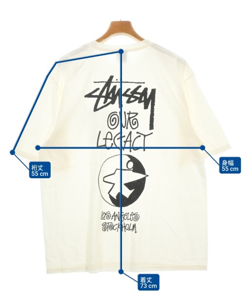STUSSY（ステューシー）Tシャツ・カットソー 白 サイズ:L メンズ/2200720316087