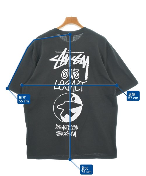 STUSSY（ステューシー）Tシャツ・カットソー 黒 サイズ:L メンズ/2200720316094