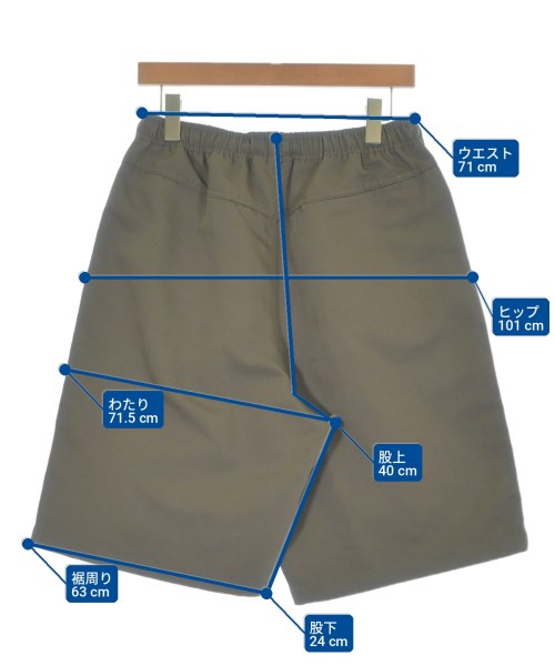 STUSSY（ステューシー）ショートパンツ カーキ サイズ:M メンズ/2200720383010