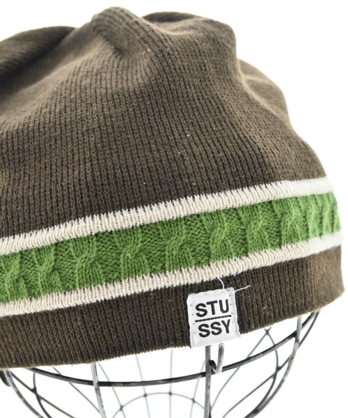 STUSSY（ステューシー）ニットキャップ・ビーニー 茶 サイズ:- メンズ/2200710475022