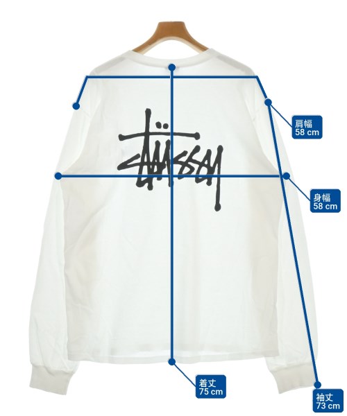 STUSSY（ステューシー）Tシャツ・カットソー 白 サイズ:XL メンズ/2200721044019