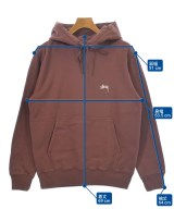 STUSSY（ステューシー）パーカー 茶 サイズ:S メンズ/2200721798035