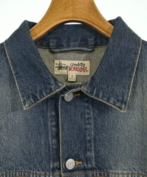 STUSSY（ステューシー）デニムジャケット 青 サイズ:S メンズ/2200722511022